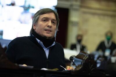 Máximo Kirchner fue internado en el Hospital Italiano de La Plata