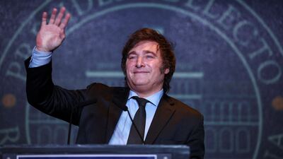 Javier Milei: "Comienza la reconstrucción argentina"