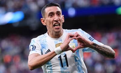 Ángel Di María igualó a Diego Maradona como el segundo máximo asistidor en la Selección Argentina