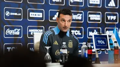 Scaloni se emocionó al hablar del posible último partido de Messi