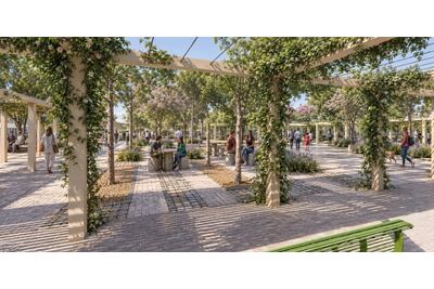 San Isidro: Se pone en marcha una nueva etapa de renovación de la Plaza Belgrano en Villa Adelina