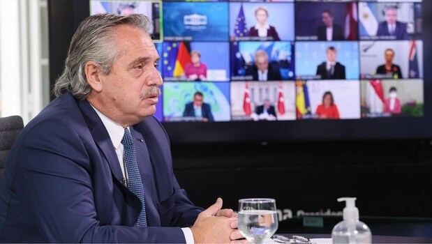 Alberto Fernández en la Cumbre Latinoamericana sobre cambio climático