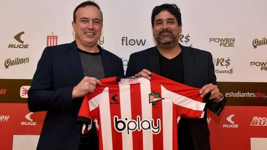 Estudiantes presentó en UNO a su nuevo técnico: Abel Balbo