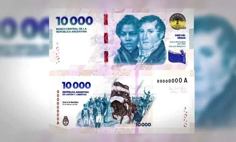 El Banco Central puso en circulación los billetes de $10.000