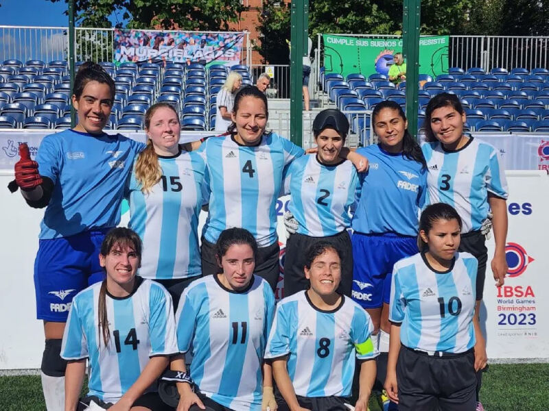 Las Murciélagas campeonas del primer Mundial de fútbol femenino para no videntes