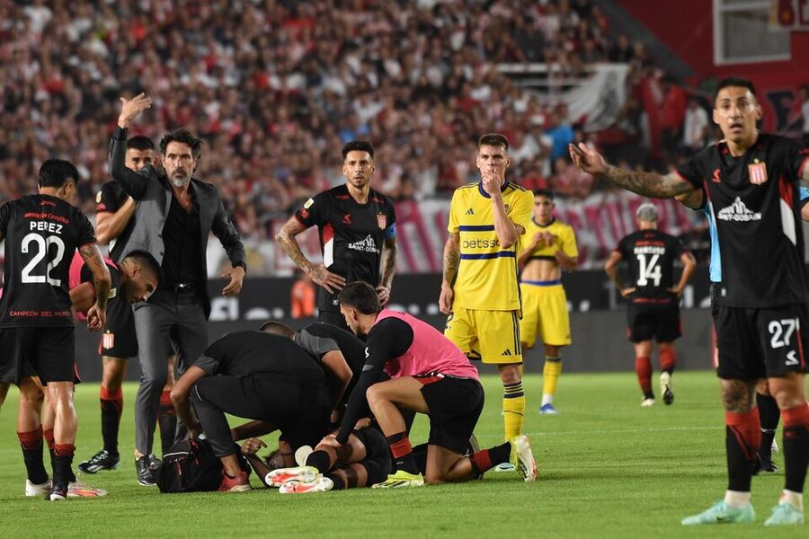 Se suspendió Estudiantes-Boca: se descompensó Javier Altamirano en pleno partido