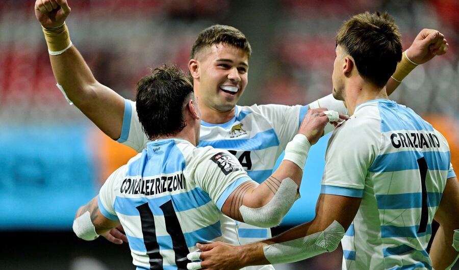 Los Pumas, tetracampeones del Rugby Seven de Vancouver tras vencer a Sudáfrica