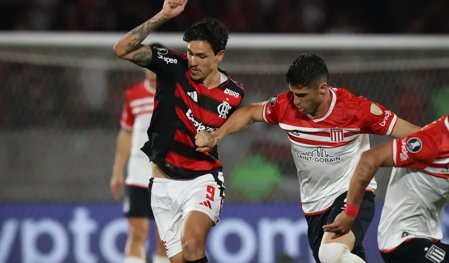 Copa Libertadores: Estudiantes sufrió ante Flamengo, pero en el final logró dejar abierta la serie