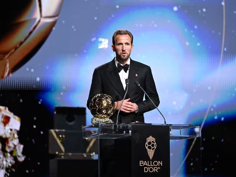 Harry Kane es el sorpresivo ganador del Balón de Oro 2026 y Messi terminó quinto